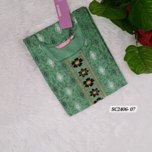 pastel green kurti