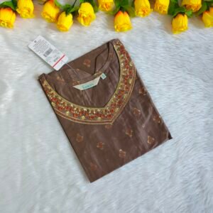 brown kurti