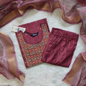 WINE SILK SET