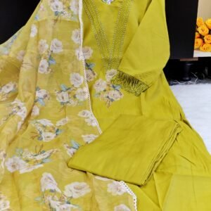 AALI GREEN FESTIVE WEAR