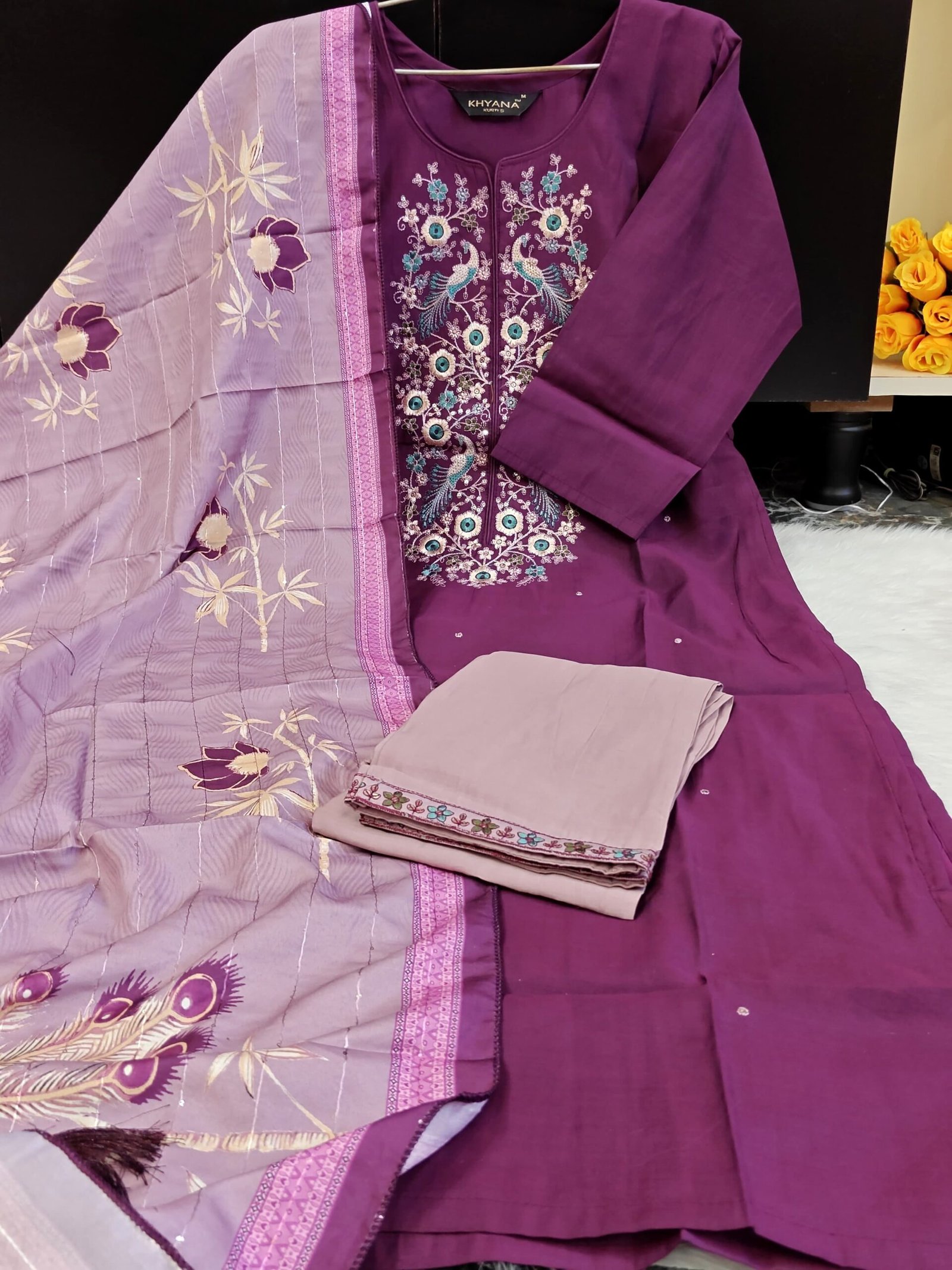 ROYAL PEACOCK PLUM SET