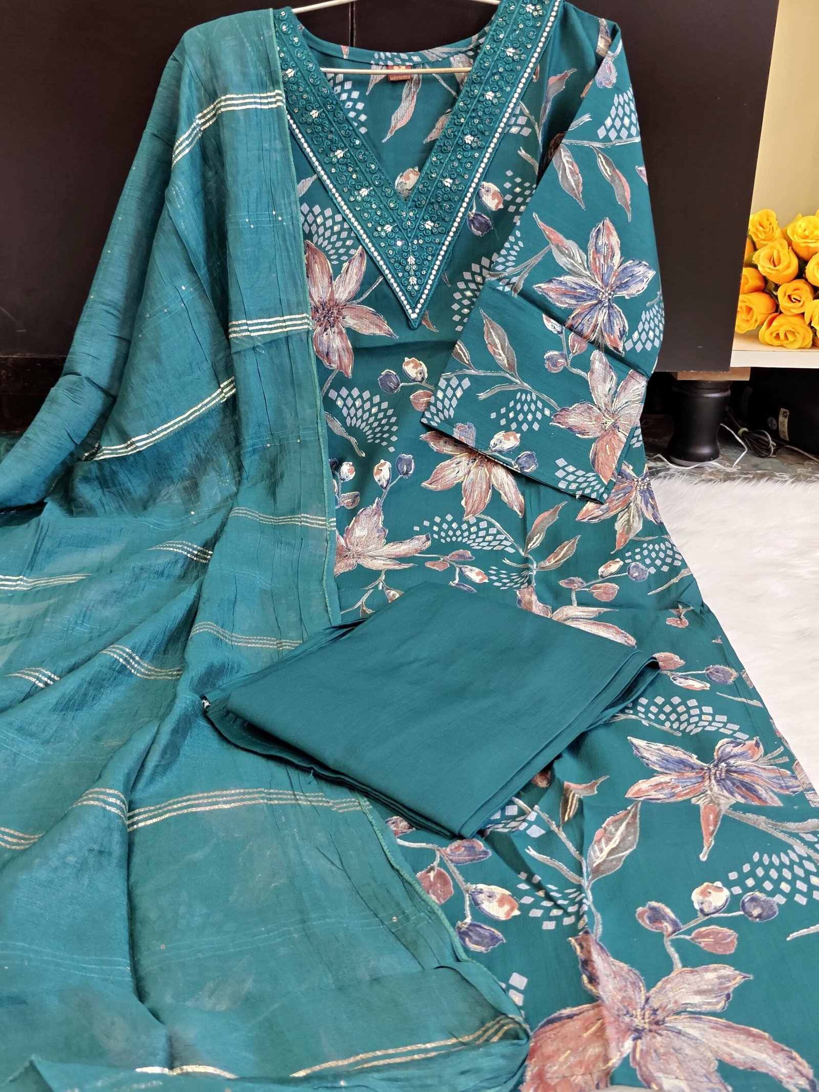 EMARALD FLORA STYLE SET