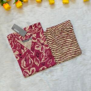 PINK LARGE FLORAL CORD