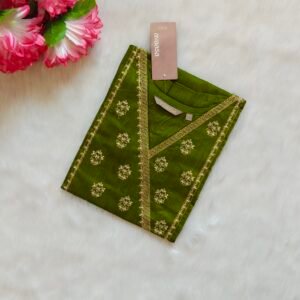 GREEN EMBRO KURTI