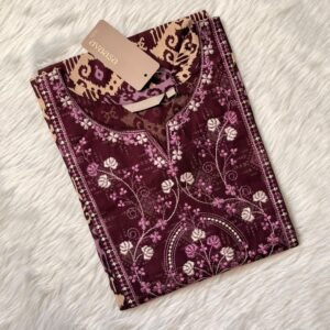 LAVENDAR EMBRO KURTI