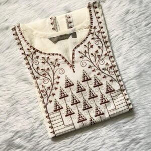 WHITE KURTI