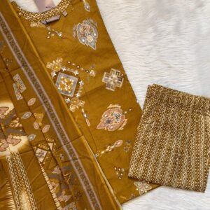 MUSTARD COTTON SET