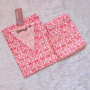 WHITE AND PINK CORD