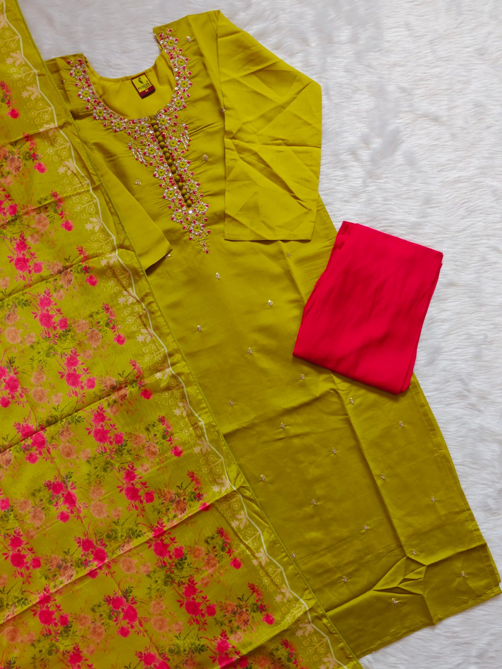 CUTE MUSTARD PINK SET