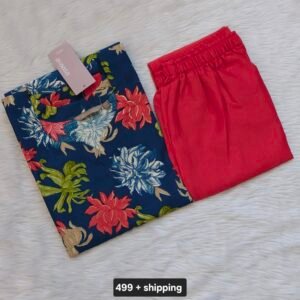 TEAL AND RED CORD