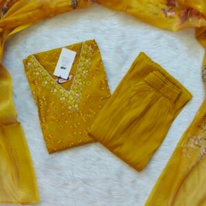 MUSTARD FESTIVE SET