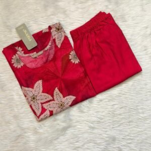 PINK BIG FLORAL CORD
