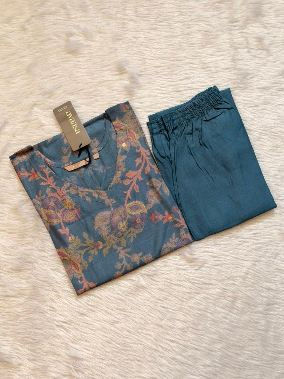 GREYISH BLUE CORD