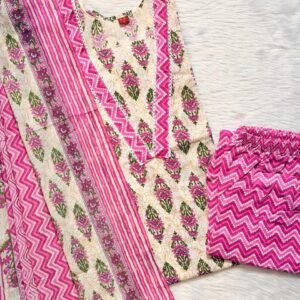 IVORY ROSE  COTTON SET