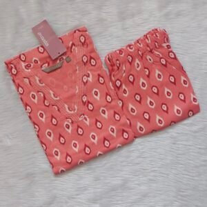 PEACH FLORAL CORD