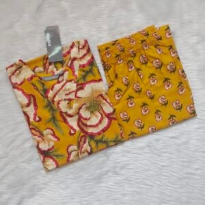 YELLOW FLORAL CORD