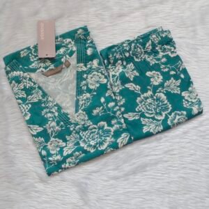 GREEN FLORAL CORD