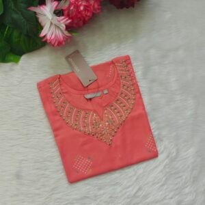 BABY PINKISH KURTI