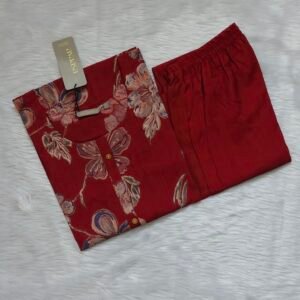 BROWN FLORAL CORD