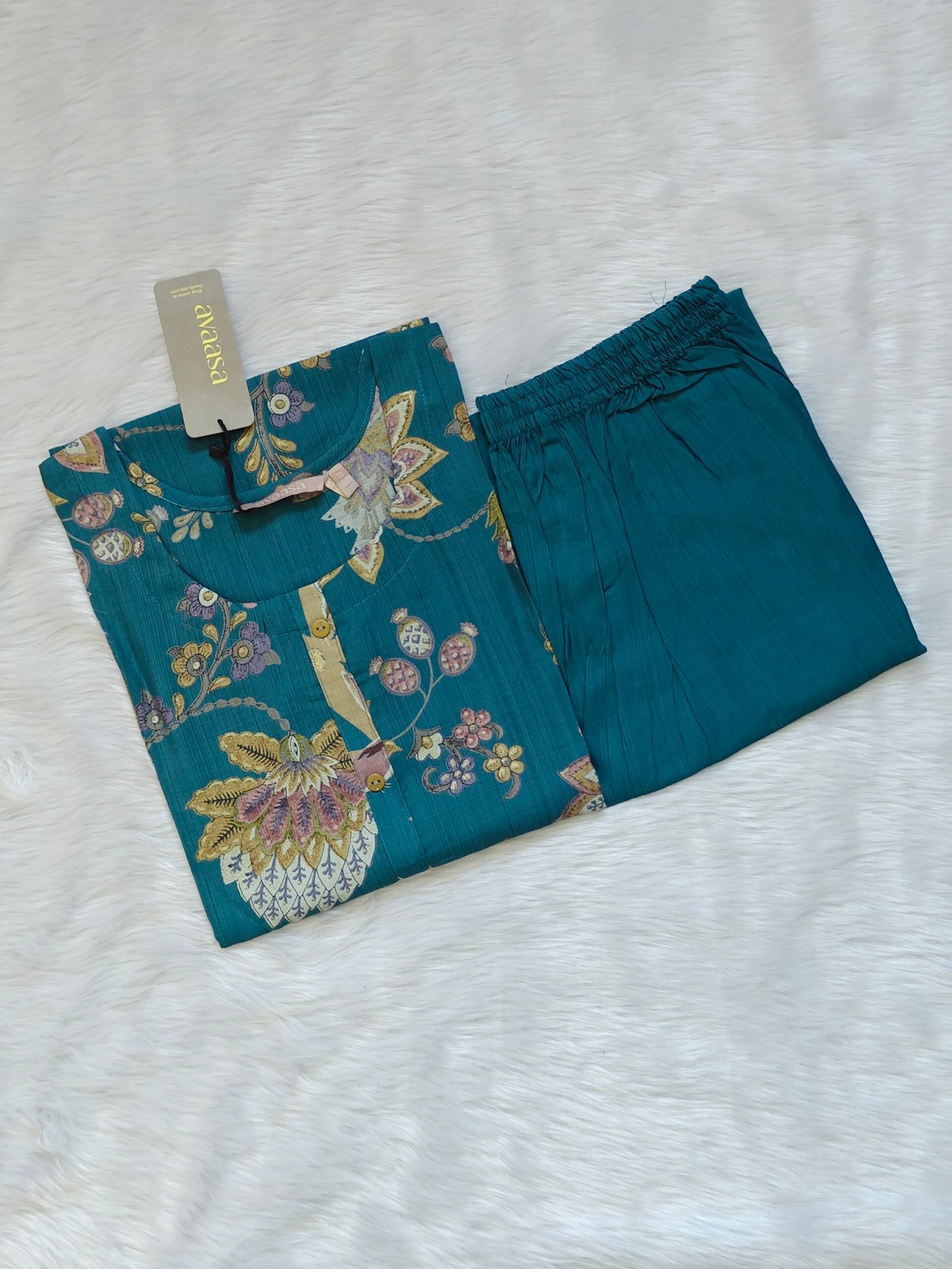 TEAL LOTUS CORD