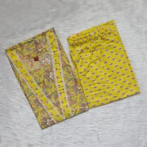 YELLOW FLORAL  CORD