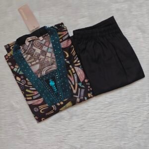 BLACK THREADWORK CORD