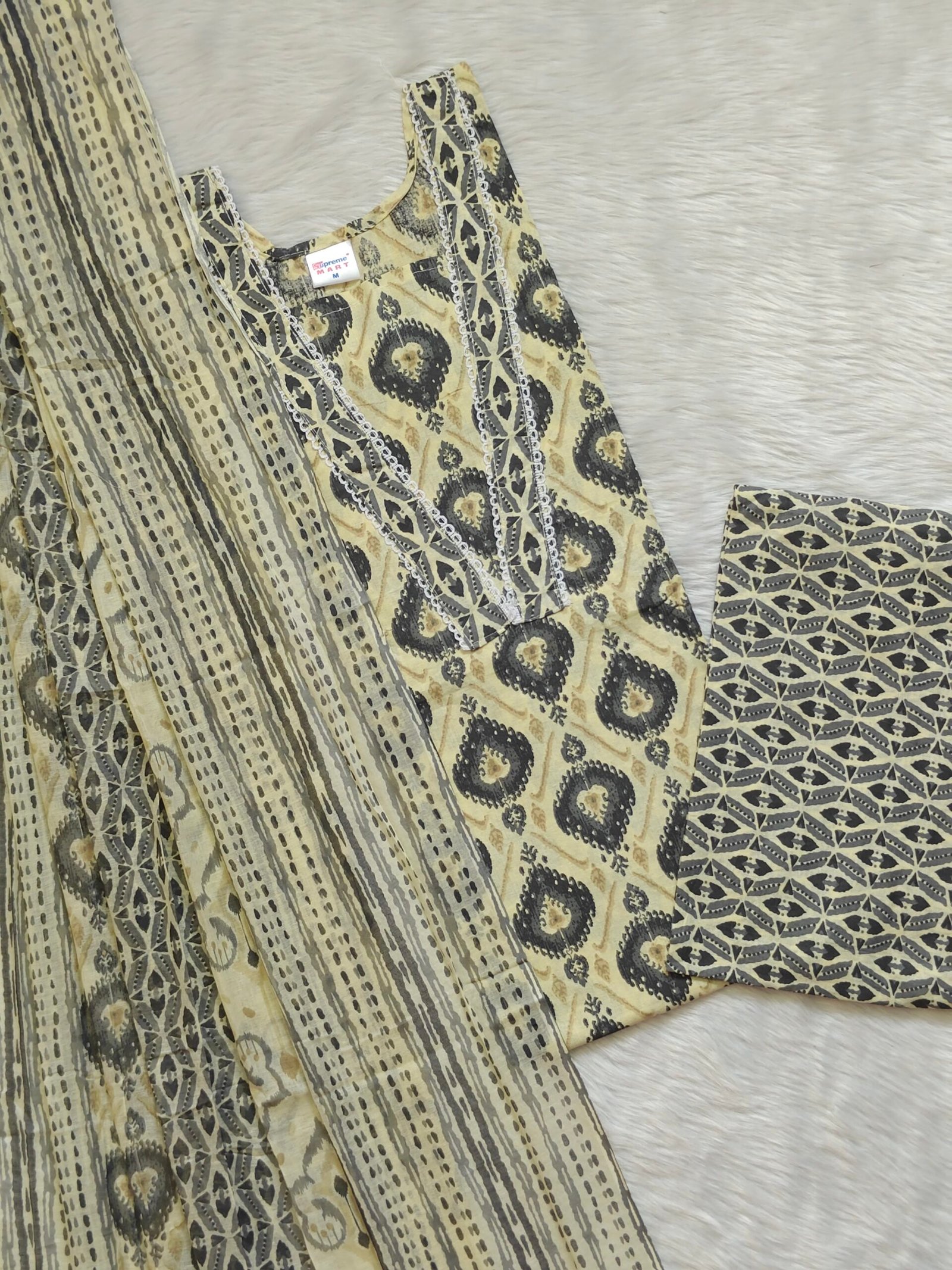 CREAM COTTON SET