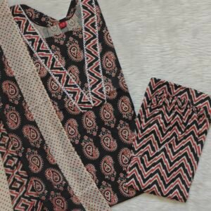 BLACK MAANGA COTTON SET
