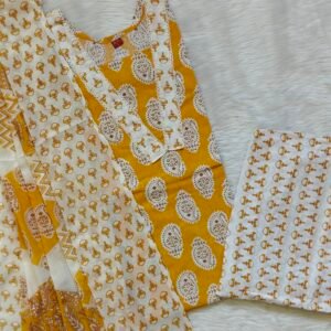 YELLOW MAANGA COTTON SET
