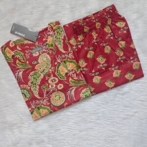 BROWN FLORAL CORD